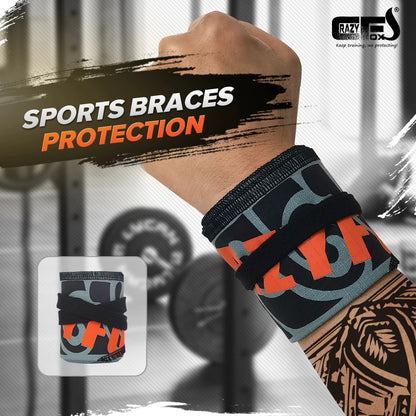 Wrist Wraps,GYM Strength Wrap, Street Workout Band muñequeras brace hand,Cotton Ripstop Fabric Weightlifting Wrist Support, - GabyFit Goods