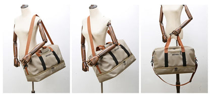 Gym Bag Travel Fitness Bag for Women Large Capacity Men's Sports Luggage bag Waterproof Female Messenger Bag Dry And Wet Handbag - GabyFit Goods