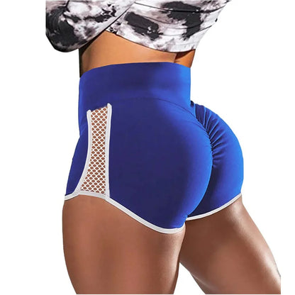 High Waist Sport Shorts Quick-Drying Side Hollow Out Slim Fit Short Multipurpose Women Stretchy Short Run Exercise Yoga Shorts