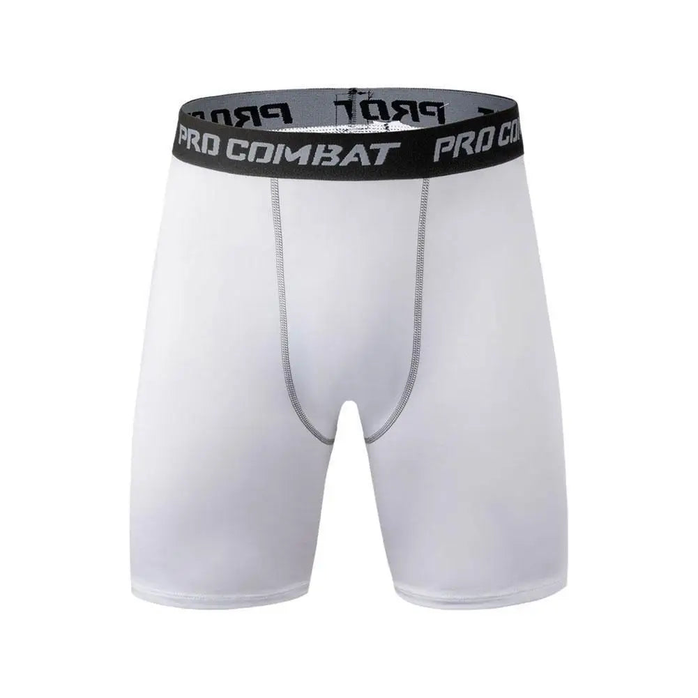 Men's Leggings Compression Pants Sports Leggings Basketball Quarter Shorts Quick Drying Running Training Stretch Fitness Pants - GabyFit Goods