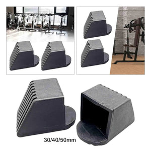 2 Pieces Gym Equipment Square End Cap Gym Fitness Equipment Accessories Gym Accessories Fitness Accessories Square End Cover