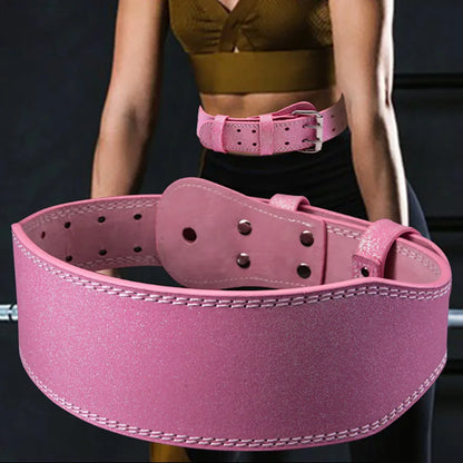 Pink Flash Fitness Belt Weightlifting Powerlifting Belts Gym Fitness Deadlift Pull Up Waist Support Squat Guard Waist Protection