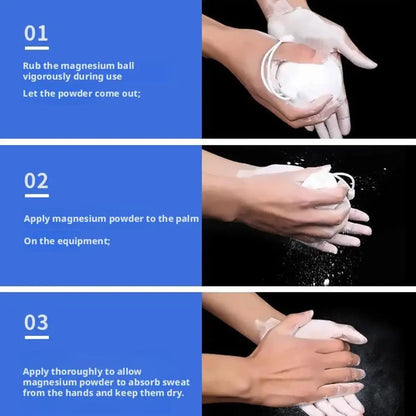 Fitness Magnesium Powder Ball Gym Weightlifting Barbell Rock Climbing Trainer Anti-skid Dry Magnesium Powder Fitness Accessories