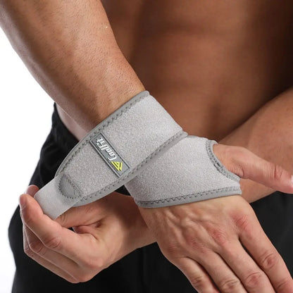 Wrist Guard Band Brace Support Carpal Tunnel Sprains Strain Gym Strap Sports Pain Relief Wrap Bandage Protective Gear Gym - GabyFit Goods