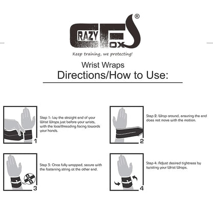 Wrist Wraps,GYM Strength Wrap, Street Workout Band muñequeras brace hand,Cotton Ripstop Fabric Weightlifting Wrist Support, - GabyFit Goods