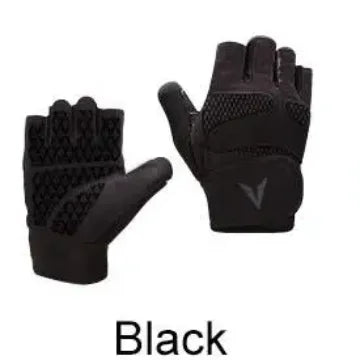 One Pair Gym Gloves with Wrist Wrap Support Half Finger Non Slip Training Gym Workout Gloves for Dumbbells - GabyFit Goods