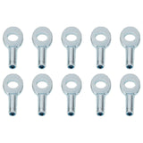 10pcs Gym Pulley Machine Cable Eyelet Terminal Wire Rope Port Joint Stopper Gym Gyms Steel Wire Gym Pulley Machine Cable Eyelet
