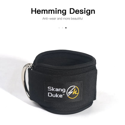 Ankle Strap Bodybuilding Gym Pulley Anklet Training Ankle Cuff Gym Equipment D-Ring Resistance Weight Leg Training Brace Support - GabyFit Goods
