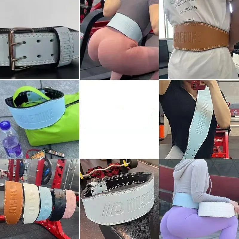 Professional Gym Weightlifting Belt Bodybuilding Fitness Belt Barbell Powerlifting Training Waist Protector Gym Belt For Fitness - GabyFit Goods