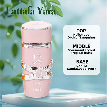 Lattafa Asad Bourbon Original Arab Perfumes Lattafa Yara Perfume Women Eau De Parfum High Quality Arabian Perfume For Women Men - GabyFit Goods