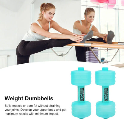 1kg Weight Loss Water Dumbbell Adjustable Gym Exercise Equipment Home Fitness Gym for Fitness Aquatic Barbell Gym Weight Loss - GabyFit Goods