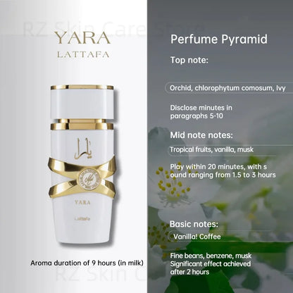Yara Asad Perfume Hombre Women Musk Vanilla Cologne Men De Mujer Fragrance Sets Candy Lattafa Khamrah Perfumes Originales 100ml - GabyFit Goods