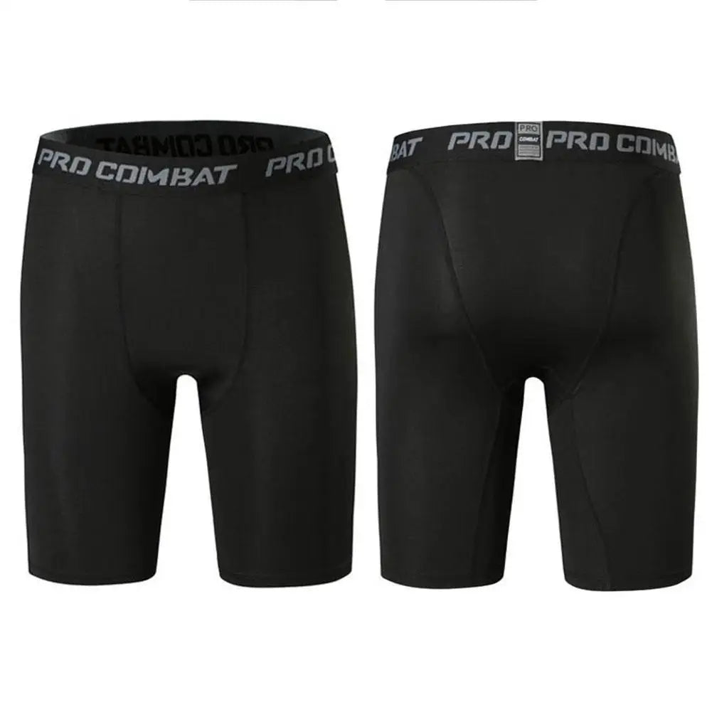 Men's Leggings Compression Pants Sports Leggings Basketball Quarter Shorts Quick Drying Running Training Stretch Fitness Pants - GabyFit Goods