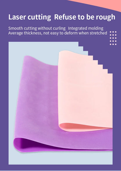 Yoga Pilates Elastic Resistance Band Fitness Training Band 150cm Fitness Elastic Rubber Gym Natural Rubber - GabyFit Goods