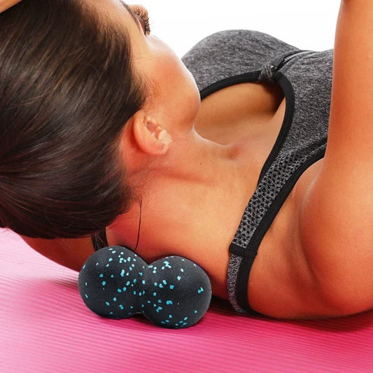 EPP 8cm Peanut Balls Body Massage Fascia Ball High Density Muscle Relaxation Lacrosse Fitness Yoga Myofascia Ball Relieve Pain - GabyFit Goods