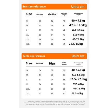 Women's Yoga Clothes Set Breathable Fitness Clothes High Elastic Belt Sportswear Two-piece Pilates Training Fitness Sportswear