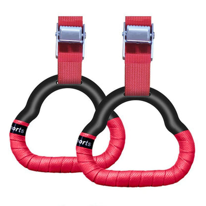 Hanging Ring Home Children's Horizontal Bar Indoor Adult Pull-up Stretch Fitness Equipment Adjustable Ring Pull Training - GabyFit Goods