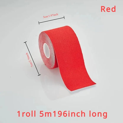 Sports Tape Muscle Patch Width 5cm1.97inch Length 5m196inch Lift Chest Tape Anti Sagging Knee Elbow Stretch Fitness Brace - GabyFit Goods