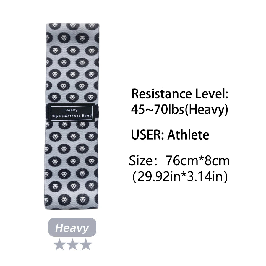 Squat glute workout Non-slip trainer thick band Fabric Resistance Elastic Booty Bands Stretch Fitness Strips Loops Yoga Equipmet - GabyFit Goods