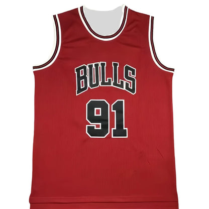 Rodman jersey # 91 retro sports uniform 25 summer new breathable mesh jersey outdoor basketball sportswear fan jersey adult/boy