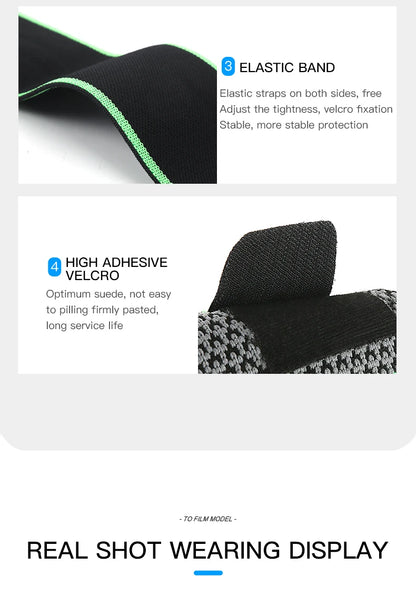 Sports Compression Knee Brace Elastic Support Pads Knee Pads Fitness Equipment Volleyball Basketball Cycling 2023 - GabyFit Goods