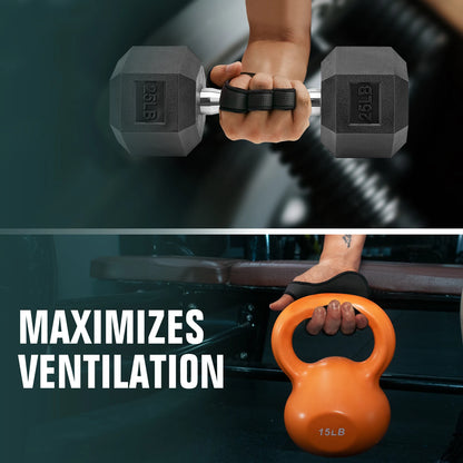 Weightlifting Gloves for Gym Training, Gym Gloves, Palm Protector Great for Exercise, Training, Fitness Weight Lifting Gloves - GabyFit Goods