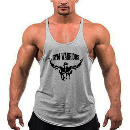 Muscleguys Brand Gym Clothing Fitness Stringer Tank Top Men Y Back Bodybuilding Shirt Summer Cotton Loose Vests Muscle Singlets