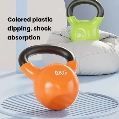 Kettlebell Fitness for Men and Women Home Gym 8KG Weighted Ball Dumbbell for Deep Squats Abdomen Slimming Arm Butt Training