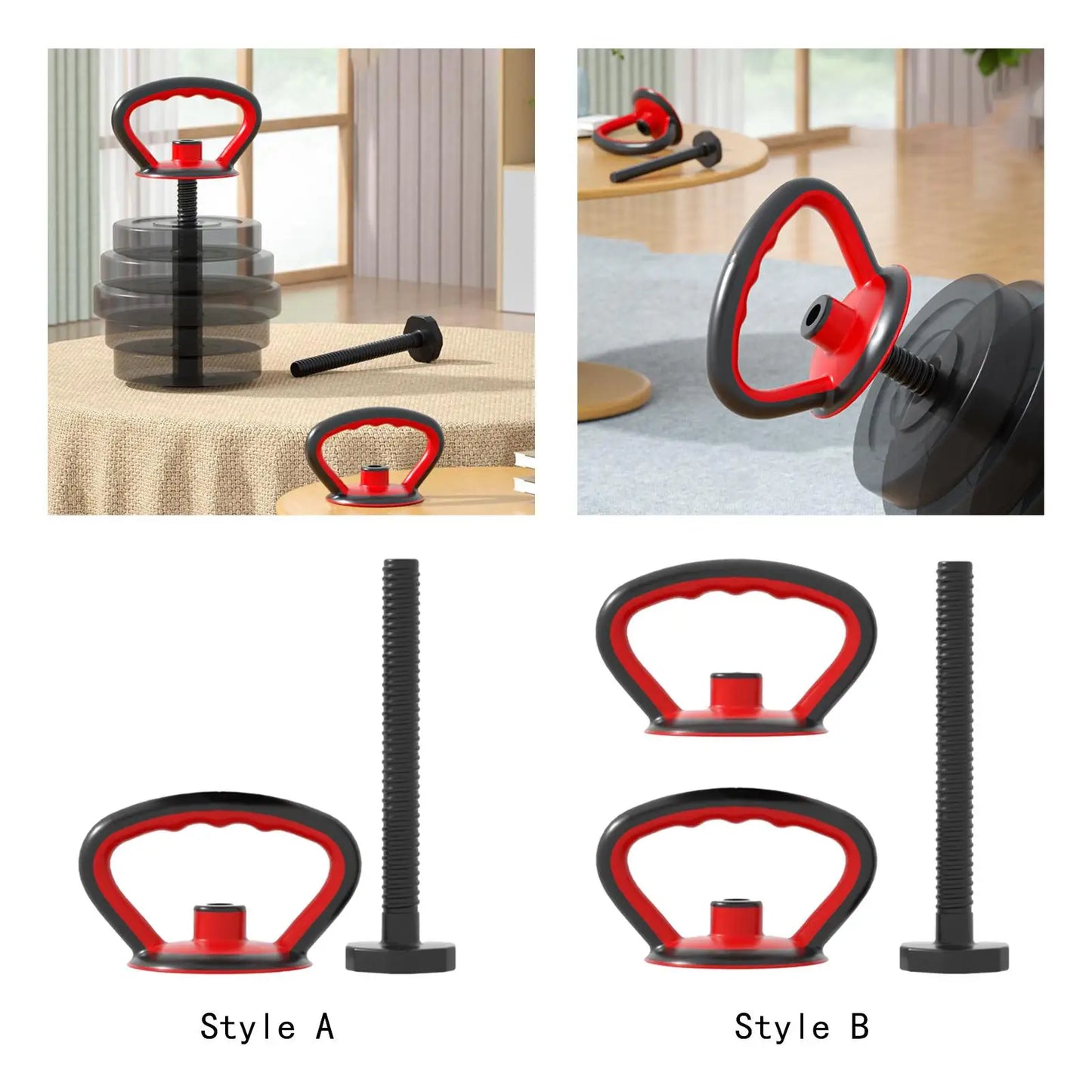 Kettlebell Handle Weight Grip Dumbbell Push up Kettlebell Grip Kettlebell Bar for Sports Training Gym Gym Bag Outdoor - GabyFit Goods
