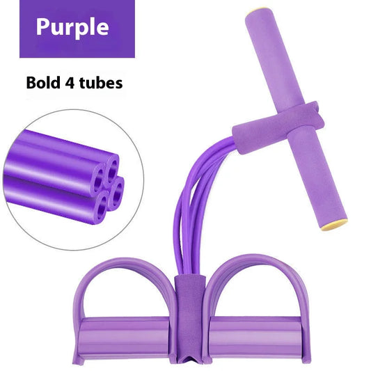Multifunction Tension Rope Resistance Band Elastic Pedal Puller Leg Stretching Slimming Training Portable Fitness Equipment - GabyFit Goods