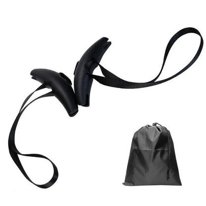 1pair Gym Pull Up Handles Rubber Grip Heavy Duty Cable Machine Handles Weight-lifting Gym Equipment - GabyFit Goods