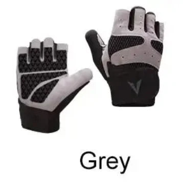 One Pair Gym Gloves with Wrist Wrap Support Half Finger Non Slip Training Gym Workout Gloves for Dumbbells - GabyFit Goods