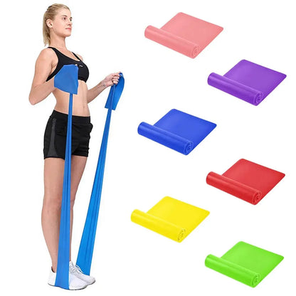 Resistance Bands for Working Out Exercise Bands Physical Therapy Outdoor Fitness Training Pilates Home Gym Stretch Elastic Band - GabyFit Goods