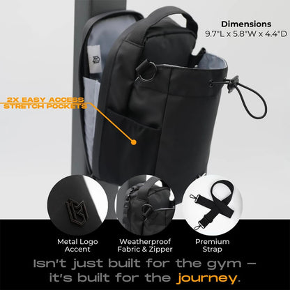Magnetic Bottle Sling Bag for Men and Women Magnetic Gym Bag for Travel Work Sports Keep Your Items off the Dirty Gym Floor - GabyFit Goods