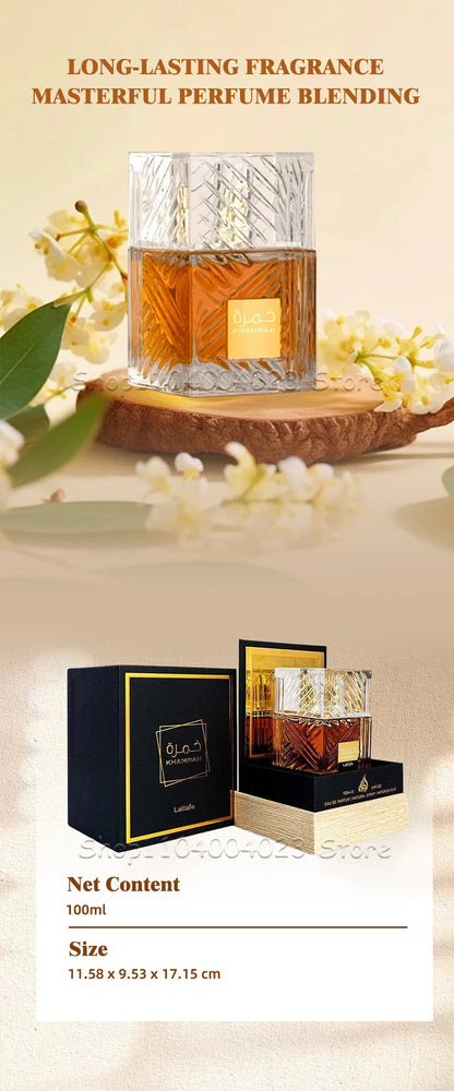 Lattafa Khamrah Perfume Eau de Parfum Spray Original Arabian Perfume Aromatic Spicy Fragrance For Women For Men For Evening Wear - GabyFit Goods