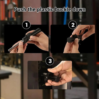 Universal Gym Accessories Gym Pin Fitness Equipment Security Lock Weight Reduction Latch Anti-Rust drop set pins gym - GabyFit Goods