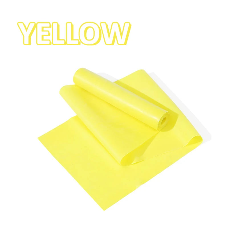 Yoga Pilates Elastic Resistance Band Fitness Training Band 150cm Fitness Elastic Rubber Gym Natural Rubber - GabyFit Goods