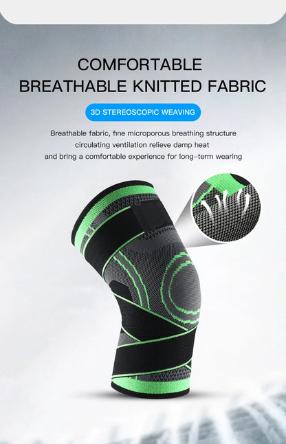 Sports Compression Knee Brace Elastic Support Pads Knee Pads Fitness Equipment Volleyball Basketball Cycling 2023 - GabyFit Goods