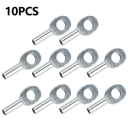 10pcs Gym Pulley Machine Cable Eyelet Terminal Wire Rope Port Joint Stopper Gym Gyms Steel Wire Gym Pulley Machine Cable Eyelet - GabyFit Goods