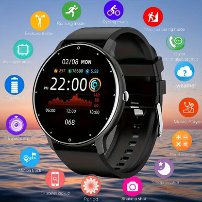 LIGE Smart band Watch Men Real-time Weather Forecast Activity Tracker Watches Sports Ladies Smart Watch Women For Xiaomi Watch - GabyFit Goods