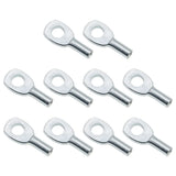 10pcs Gym Pulley Machine Cable Eyelet Terminal Wire Rope Port Joint Stopper Gym Gyms Steel Wire Gym Pulley Machine Cable Eyelet