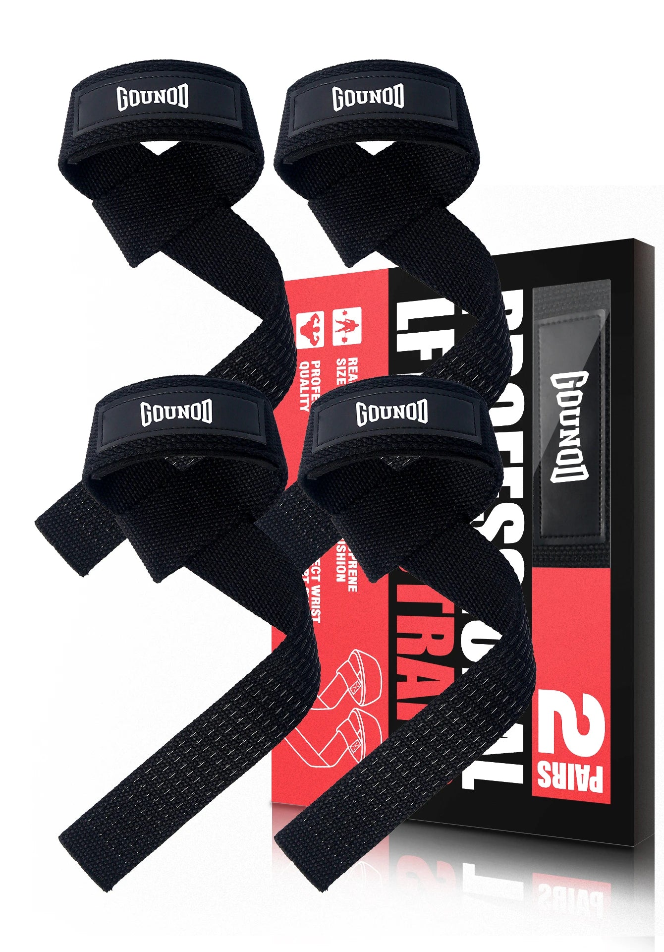 2PC/2PAIR  Sports Booster Belt Grip Belt Fitness Pull-up Bars Pull-ups Silicone Non-slip Wear-resistant Deadlift Belt - GabyFit Goods