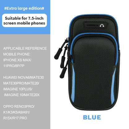 Arm Bag Waterproof sports phone case Money Key Outside Sports Running Fitness Simple Arm Bag with nicegobaby Wrist Bag - GabyFit Goods