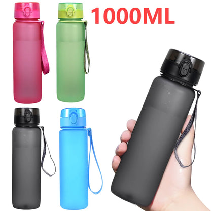 1000ML Sports Water Bottle Leak Proof Drink Bottle Outdoor Travel Portable Gym Fitness Jugs for Office Gym Outdoor Sports - GabyFit Goods
