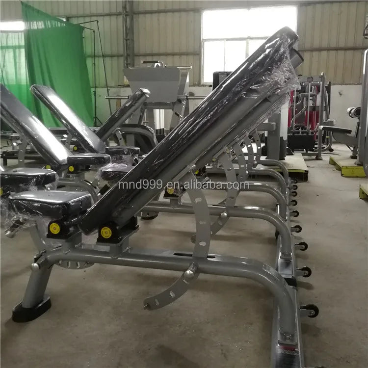 Commercial gym fitness sets Gym Equipment strength training bench & racks gym bench Adjustable Super Bench