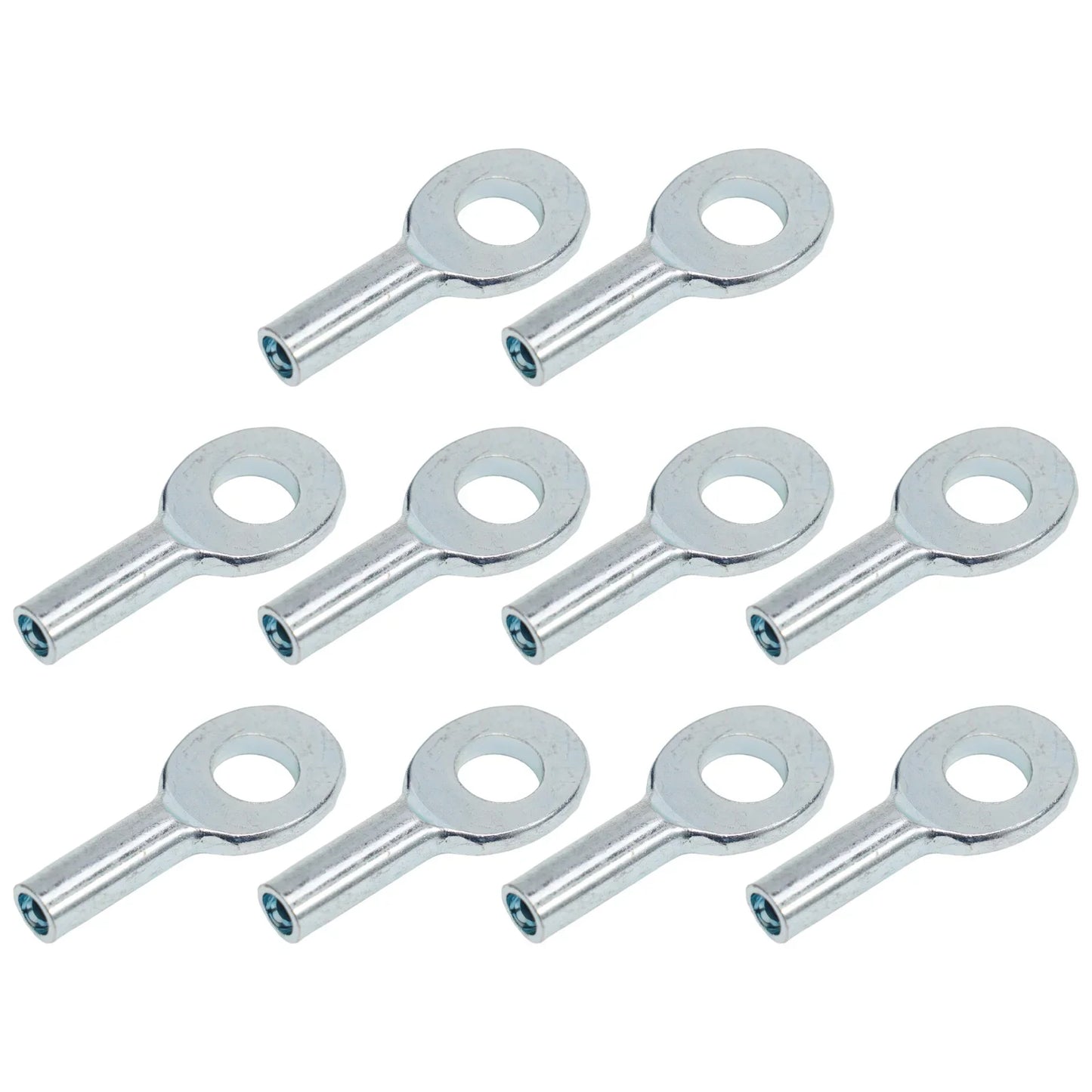 10pcs Gym Pulley Machine Cable Eyelet Terminal Wire Rope Port Joint Stopper Gym Gyms Steel Wire Gym Pulley Machine Cable Eyelet - GabyFit Goods