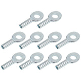 10pcs Gym Pulley Machine Cable Eyelet Terminal Wire Rope Port Joint Stopper Gym Gyms Steel Wire Gym Pulley Machine Cable Eyelet