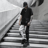 2023 Hip Hop Pants For Men Joggers Casual Streetwear Harem Pants Homme Male Trousers Ribbons Sweatpants