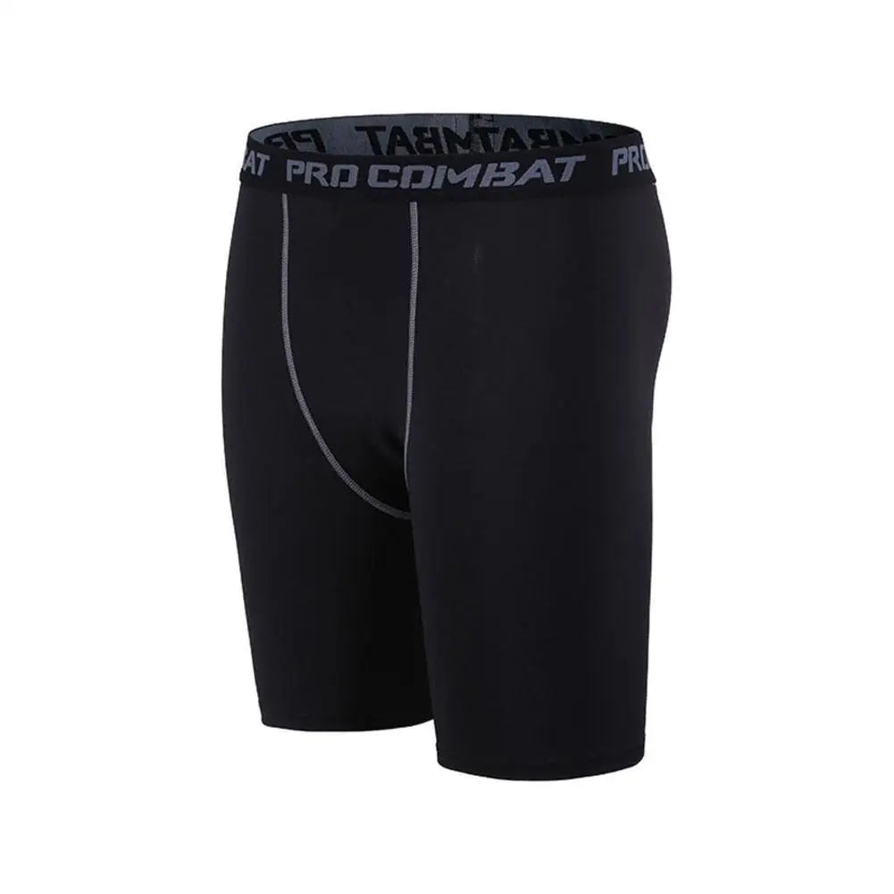 Men's Leggings Compression Pants Sports Leggings Basketball Quarter Shorts Quick Drying Running Training Stretch Fitness Pants - GabyFit Goods
