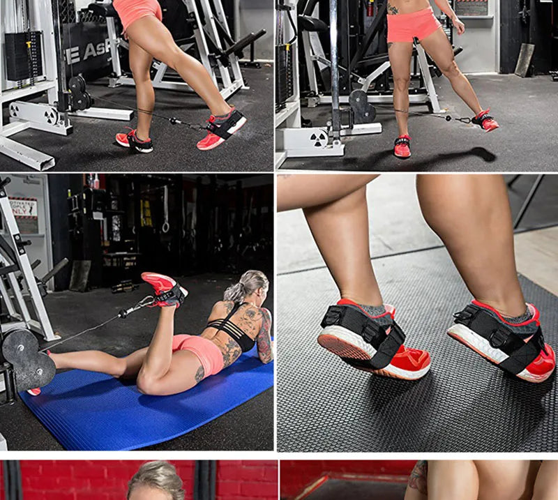 1 PC Ankle Straps gym Fitness Anklet Sports Anklet Foot Buckle Ankle Weights  gym Ankle Shackles Bodybuilding Resistance Strap